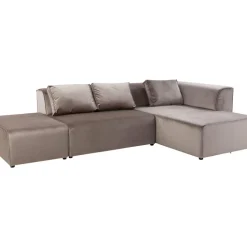 Best Sofa Infinity Velvet Taupe Rechts Sofas & Couches