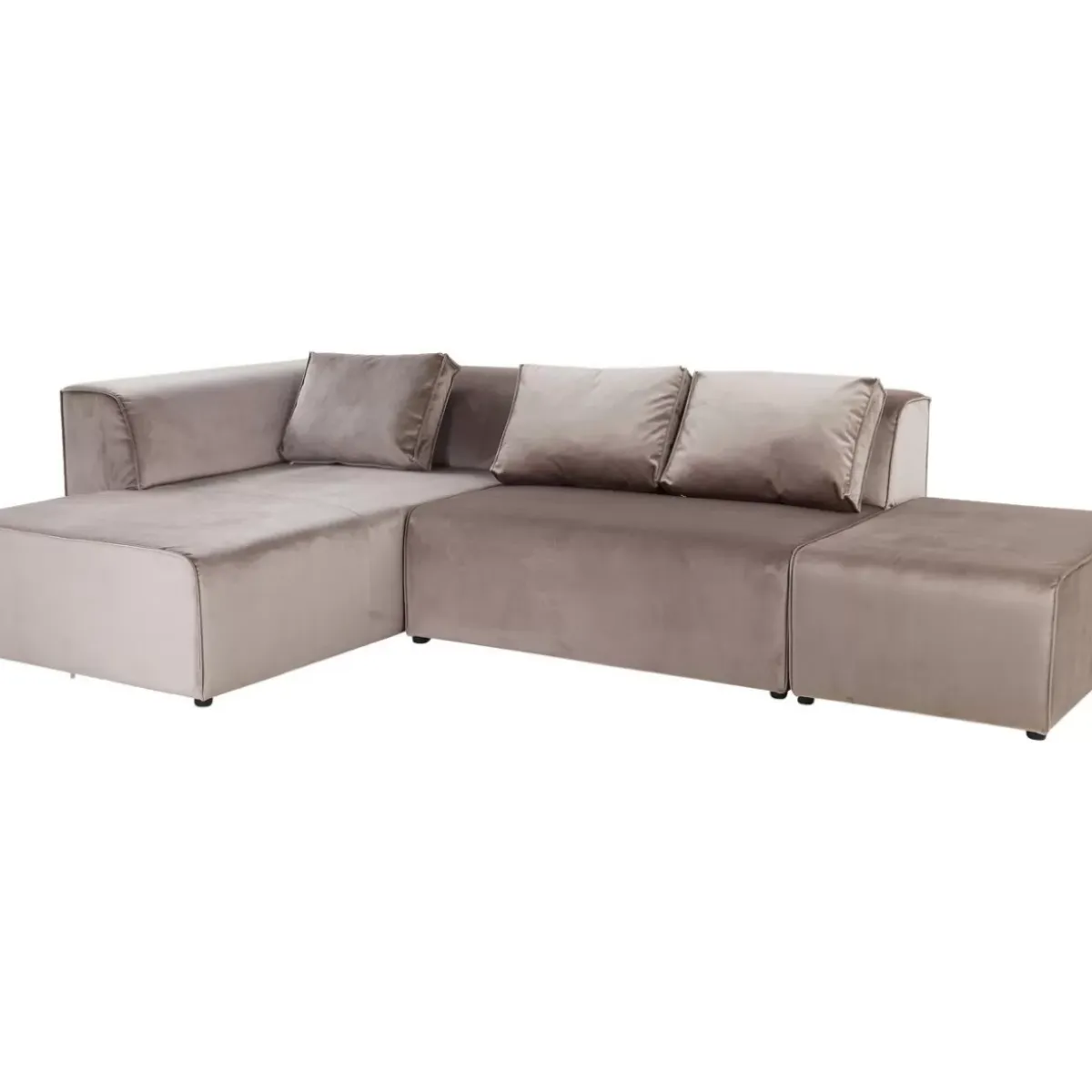 Clearance Sofa Infinity Velvet Taupe Links Sofas & Couches