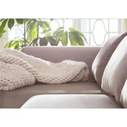 Clearance Sofa Infinity Velvet Taupe Links Sofas & Couches
