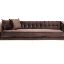 Outlet Sofa Loft 3-Sitzer Braun Sofas & Couches
