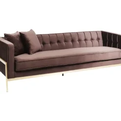 Outlet Sofa Loft 3-Sitzer Braun Sofas & Couches