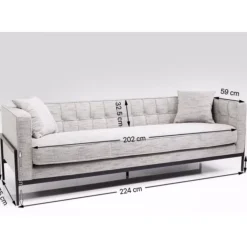 Sale Sofa Loft 3-Sitzer Salt & Pepper Sofas & Couches