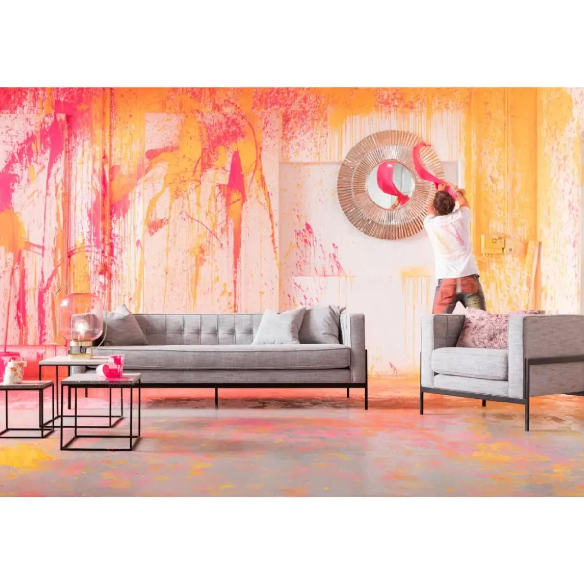 Sale Sofa Loft 3-Sitzer Salt & Pepper Sofas & Couches