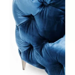 Sale Sofa Look 2-Sitzer Velvet Blau Sofas & Couches