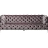 Clearance Sofa Look 3-Sitzer Velvet Grau Sofas & Couches