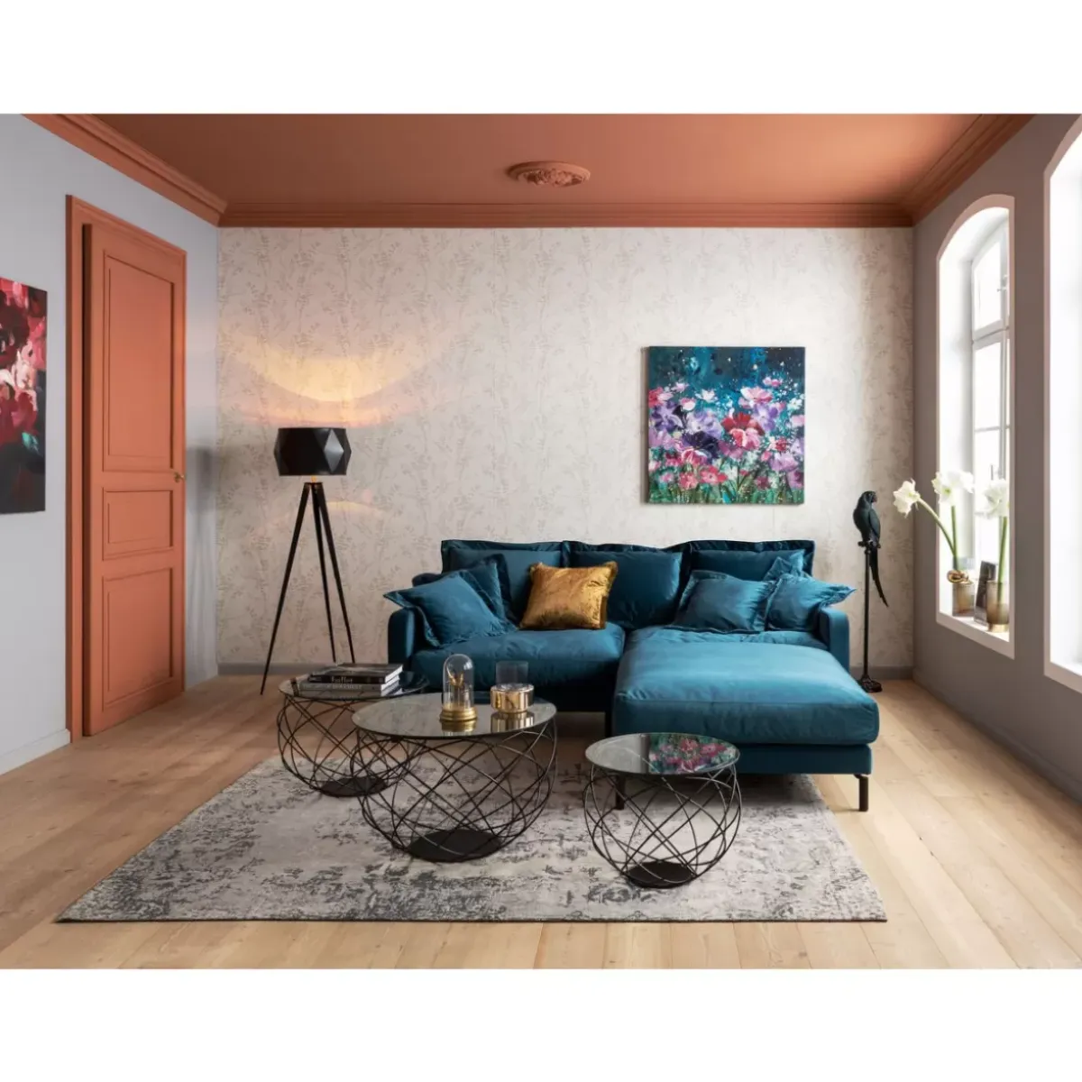 Outlet Sofa Lullaby 2-Sitzer Petrol Sofas & Couches