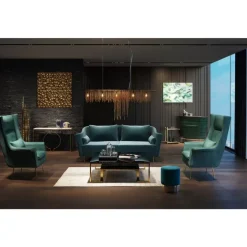 Best Sofa Vegas Forever 3-Sitzer Petrol Sofas & Couches