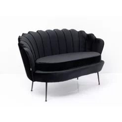 New Sofa Water Lily 2-Sitzer Black Schwarz Sofas & Couches