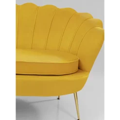 Clearance Sofa Water Lily 2-Sitzer Gelb 132Cm Sofas & Couches
