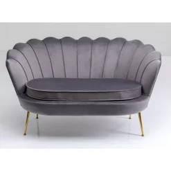 New Sofa Water Lily 2-Sitzer Grau 132Cm Sofas & Couches