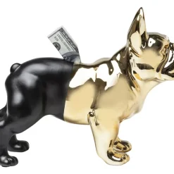 Clearance Spardose Bulldog Gold-Schwarz Deko & Geschenkartikel