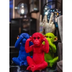 Outlet Spardose Monkey Iwazaru Grun Deko & Geschenkartikel