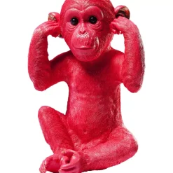 Outlet Spardose Monkey Kikazaru Rot Deko & Geschenkartikel