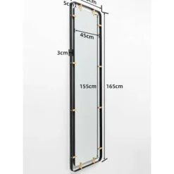 New Spiegel Betsy Frame Rectangular Metal 55X165Cm Spiegel
