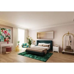 Clearance Spiegel Curve Rectangular Brass 70X200Cm Spiegel