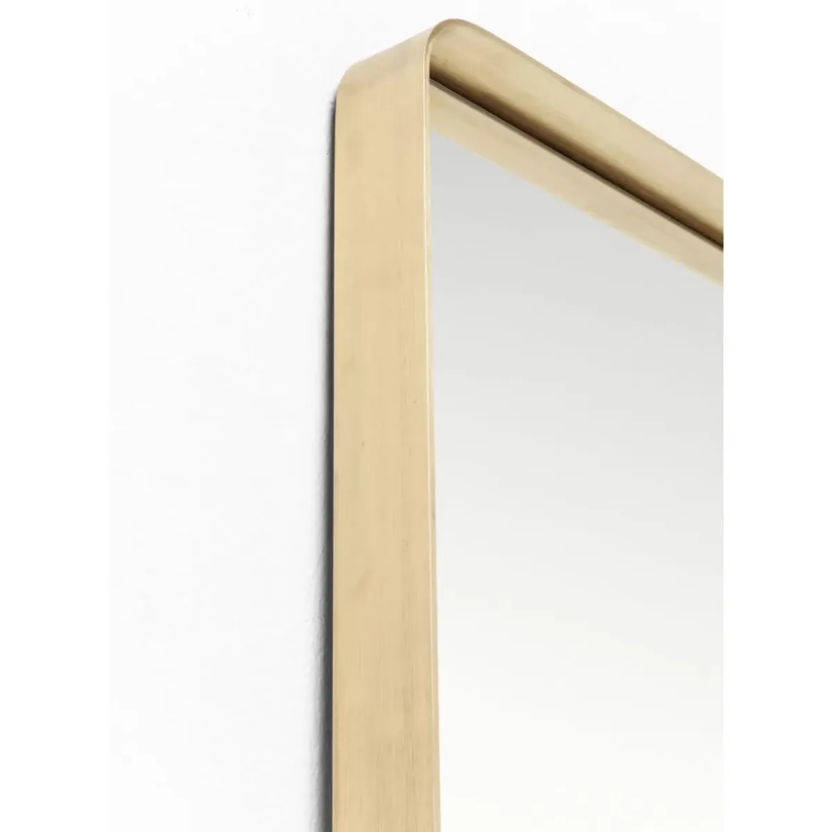 Clearance Spiegel Curve Rectangular Brass 70X200Cm Spiegel