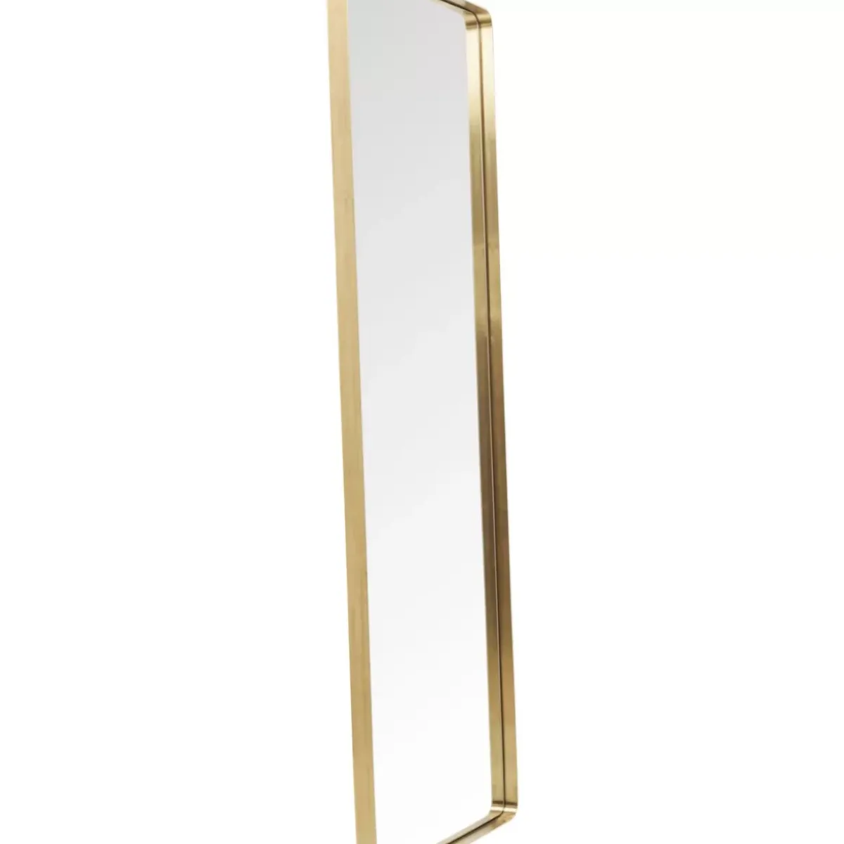 Clearance Spiegel Curve Rectangular Brass 70X200Cm Spiegel