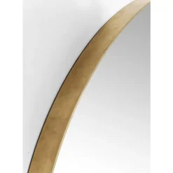 Outlet Spiegel Curve Round Brass O100Cm Spiegel