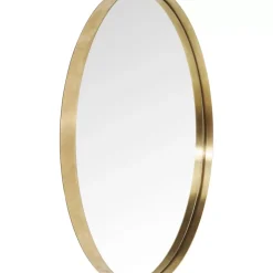 Outlet Spiegel Curve Round Brass O100Cm Spiegel