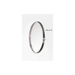 Outlet Spiegel Curve Round Brass O100Cm Spiegel