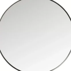 Discount Spiegel Curve Round Steel Nature O100Cm Spiegel