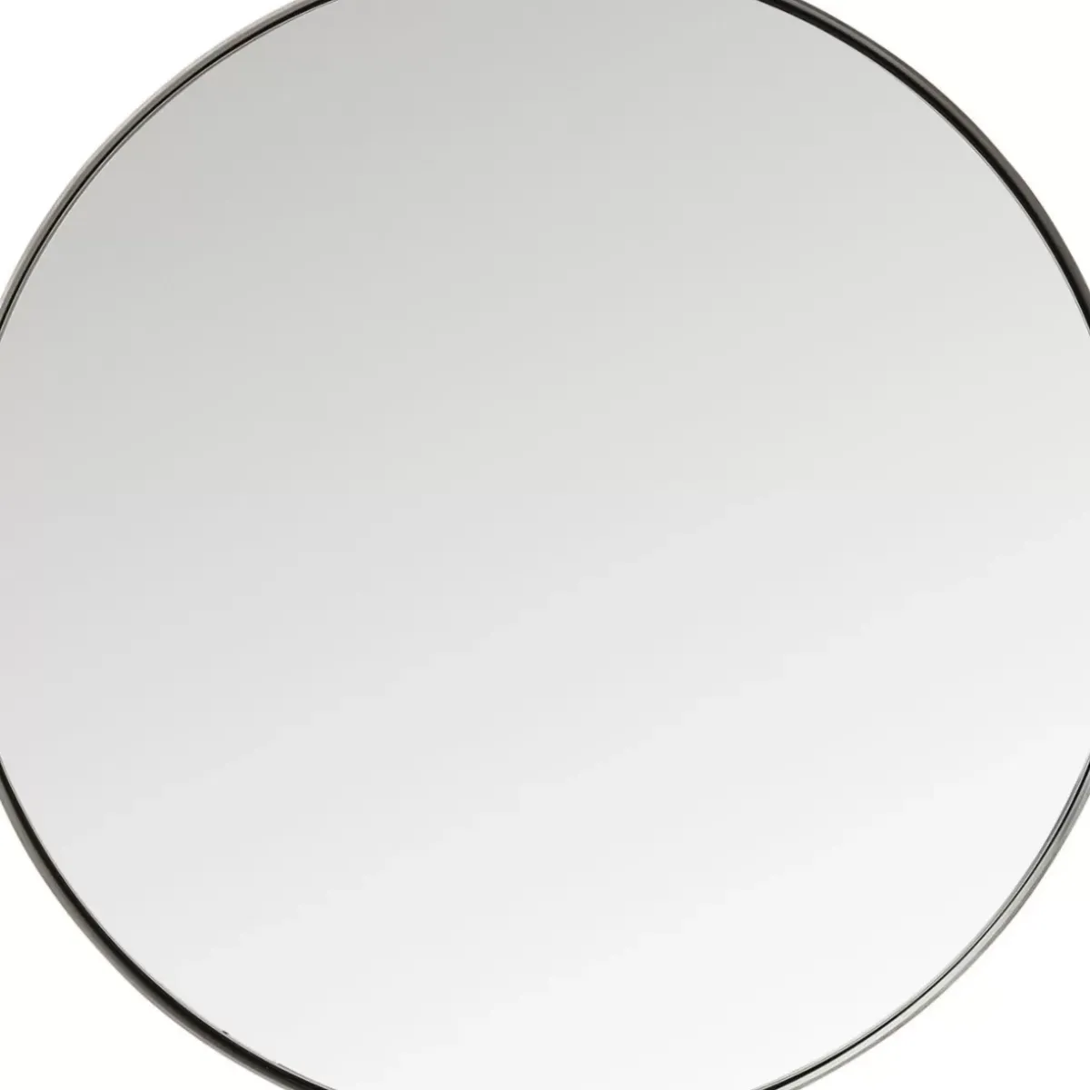 Discount Spiegel Curve Round Steel Nature O100Cm Spiegel