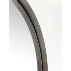 Discount Spiegel Curve Round Steel Nature O100Cm Spiegel