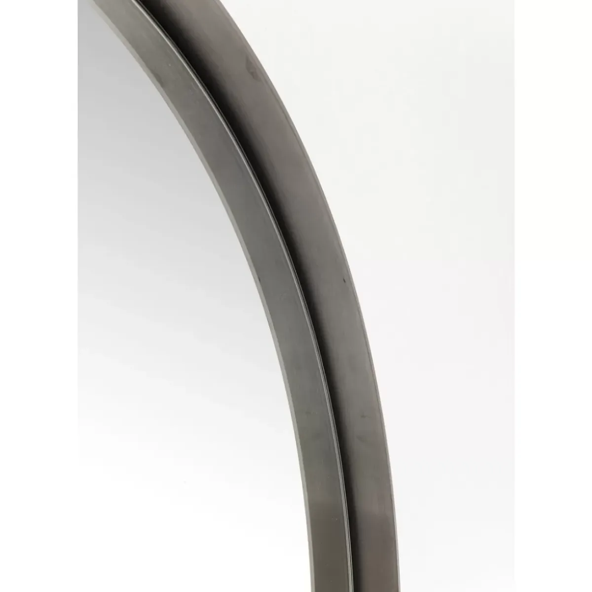 Discount Spiegel Curve Round Steel Nature O100Cm Spiegel