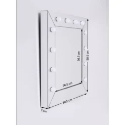 Discount Spiegel Make Up Square 81X81Cm Leuchtobjekte