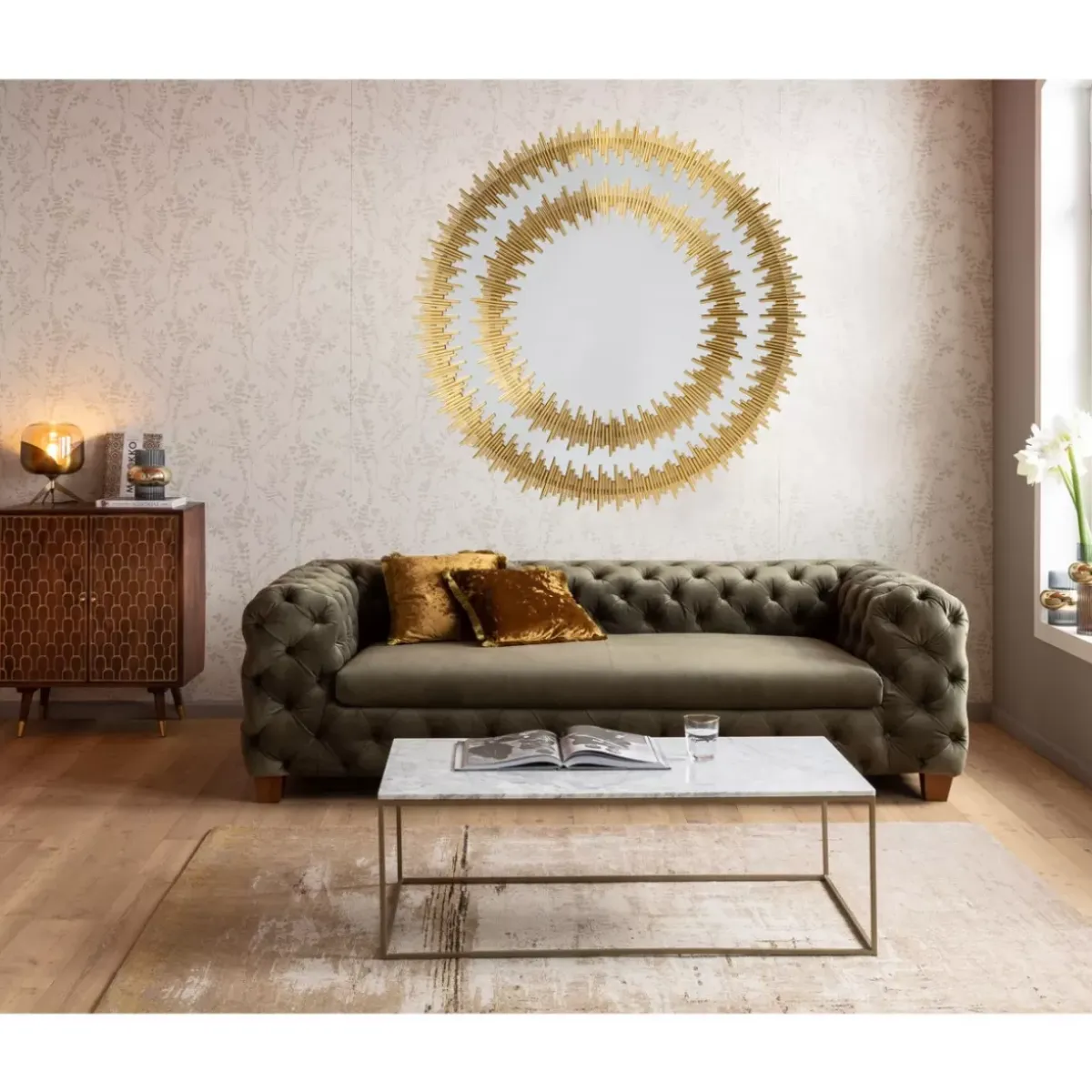 Clearance Spiegel Solare Gold O132Cm Spiegel