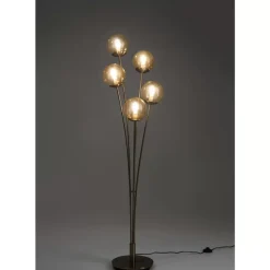 Outlet Stehleuchte Five Balls Amber Brass Steh & Bodenleuchten