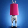 Clearance Stehleuchte Hiding Rabbit Magenta Stehleuchte