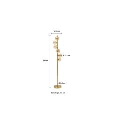 Outlet Stehleuchte Scala Balls Brass 160Cm Steh & Bodenleuchten