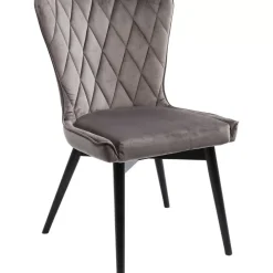 Best Stuhl Black Marshall Velvet Grau Stühle