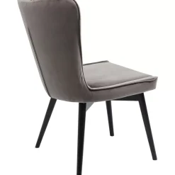 Best Stuhl Black Marshall Velvet Grau Stühle