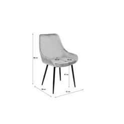 Stuhl East Side Champagne Xl Stühle