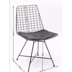 Hot Stuhl Grid Schwarz Stühle