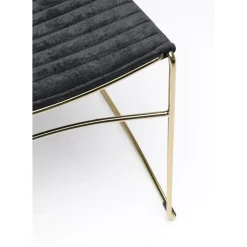 Stuhl Hugo Schwarz Gold Stühle