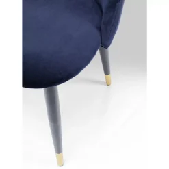 Hot Stuhl Iris Velvet Blau (2/Set) Stühle