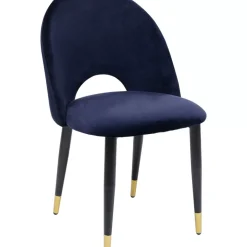 Hot Stuhl Iris Velvet Blau (2/Set) Stühle