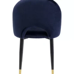 Hot Stuhl Iris Velvet Blau (2/Set) Stühle