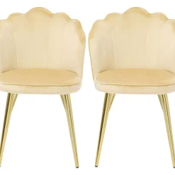 Stuhl Princess Beige (2/Set) Stühle