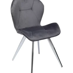 Clearance Stuhl Viva Grau Chrom Stühle