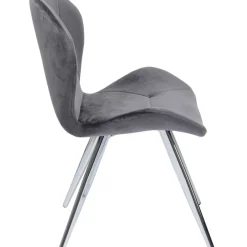Clearance Stuhl Viva Grau Chrom Stühle