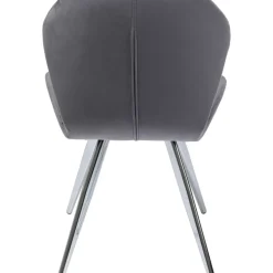 Clearance Stuhl Viva Grau Chrom Stühle