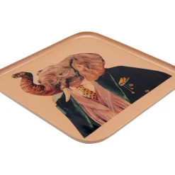 New Tablett Ego Elephant 27X27Cm Geschirr & Tischaccessoires