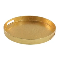 Hot Tablett In Schlangenoptik Gold Geschirr & Tischaccessoires