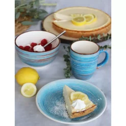 New Tasse Swirl Blau Geschirr & Tischaccessoires