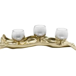 Teelichthalter 3 Jade Gold (4/Tlg.) Deko & Geschenkartikel