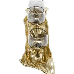 Teelichthalter 3 Jade Gold (4/Tlg.) Deko & Geschenkartikel